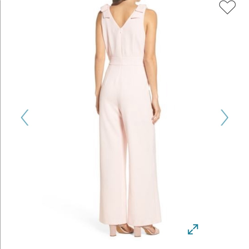 Chelsea28
Bow Shoulder Wide Leg Jumpsuit